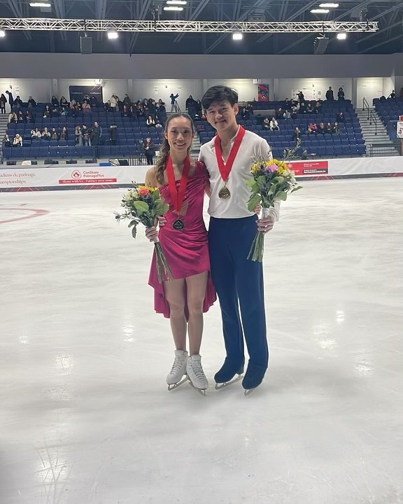 Amazing job Chloe and Brendan!!! 2025 Junior National  Champions of Canada 🇨🇦 😀 #skatecanada #bcyksection #vancouvericedance