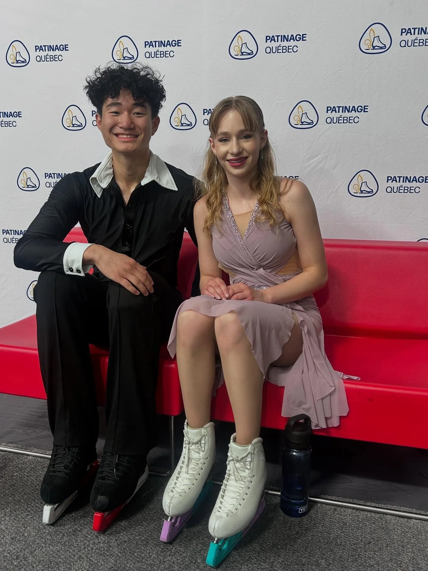 Good job teams!!! Madelaine and Kurtis 5th Hannah and Nathan 8th Tasha and Gabriel 9th 😀 #vancouvericedance #bcyksection