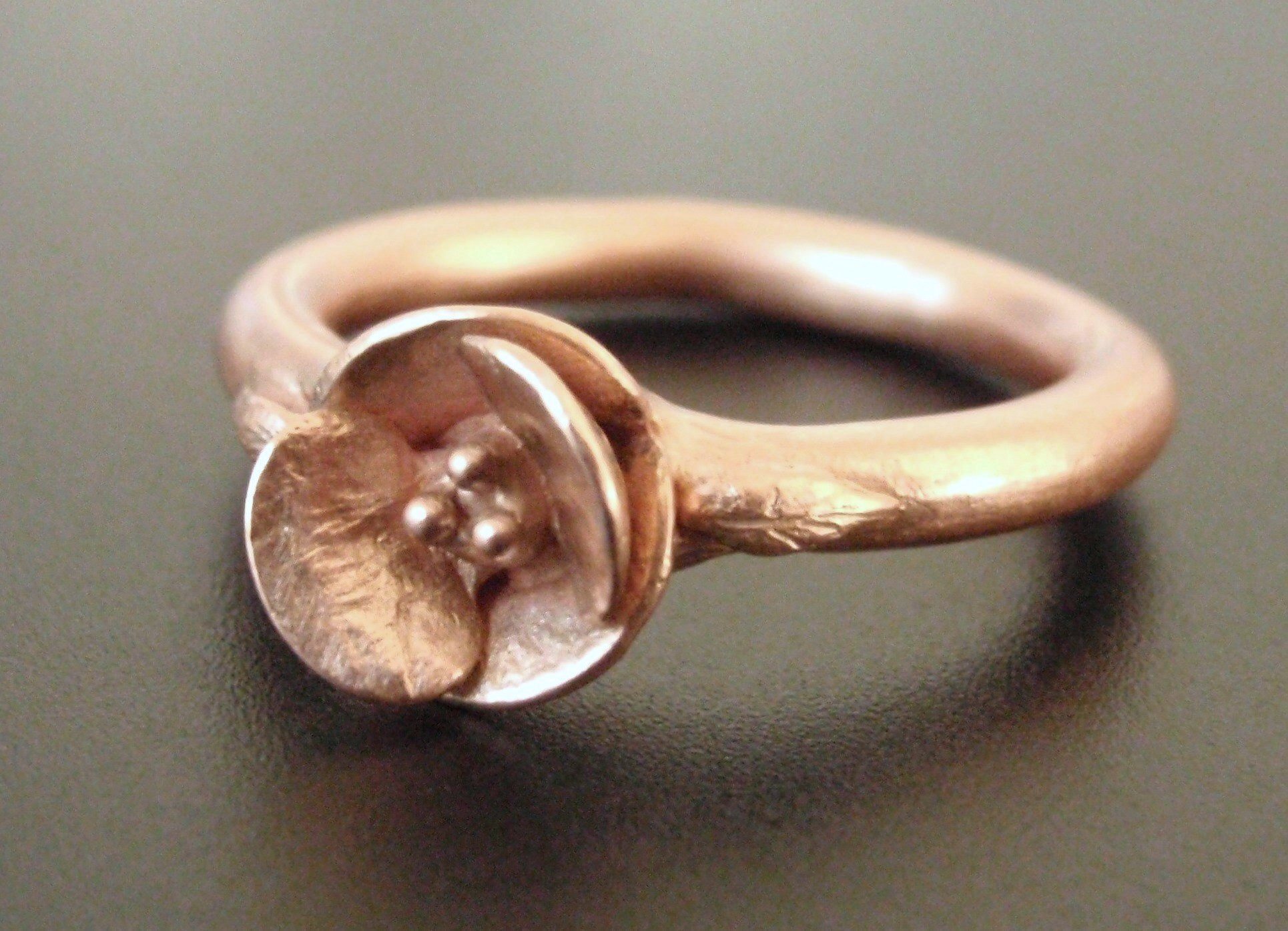  Poppy Ring in 14K Rose Gold. 