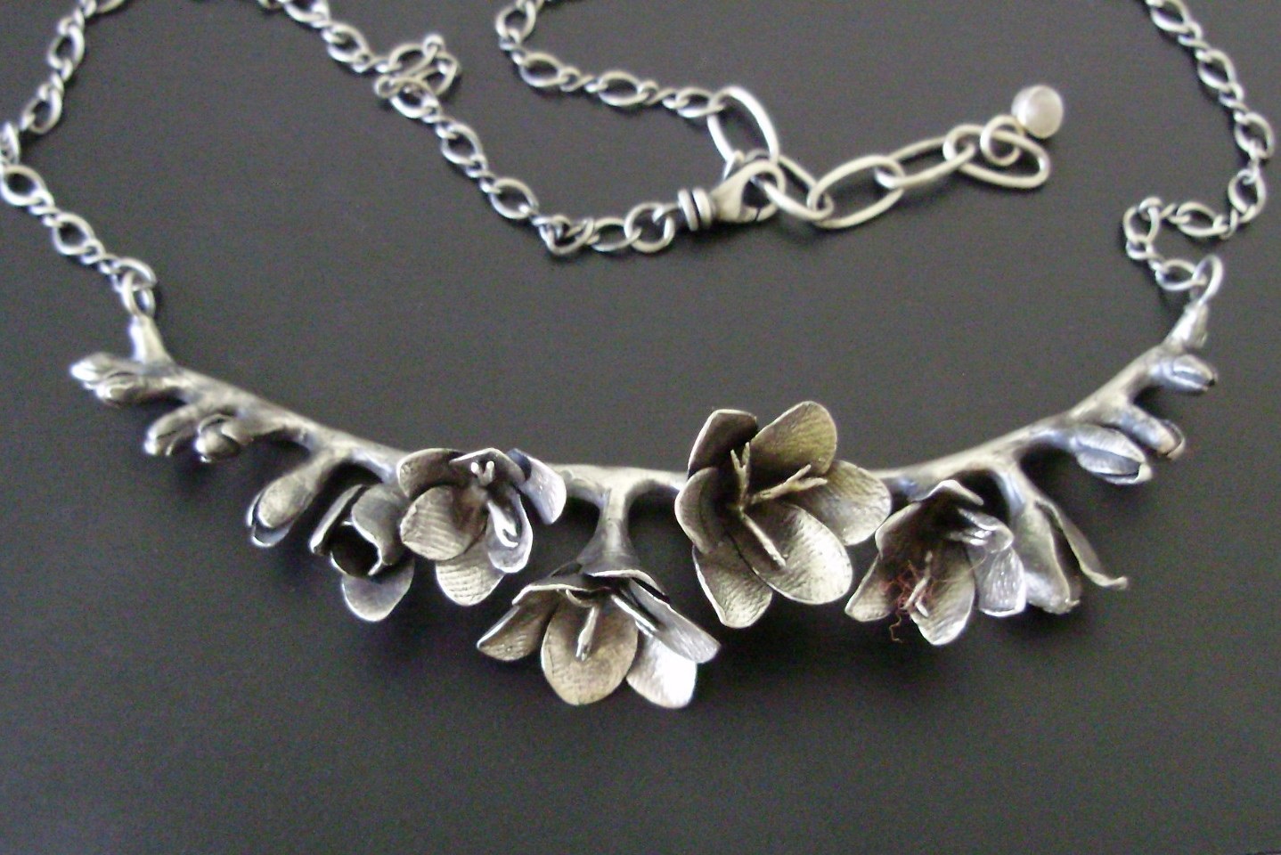  Freesia Necklace, in Sterling Silver. 