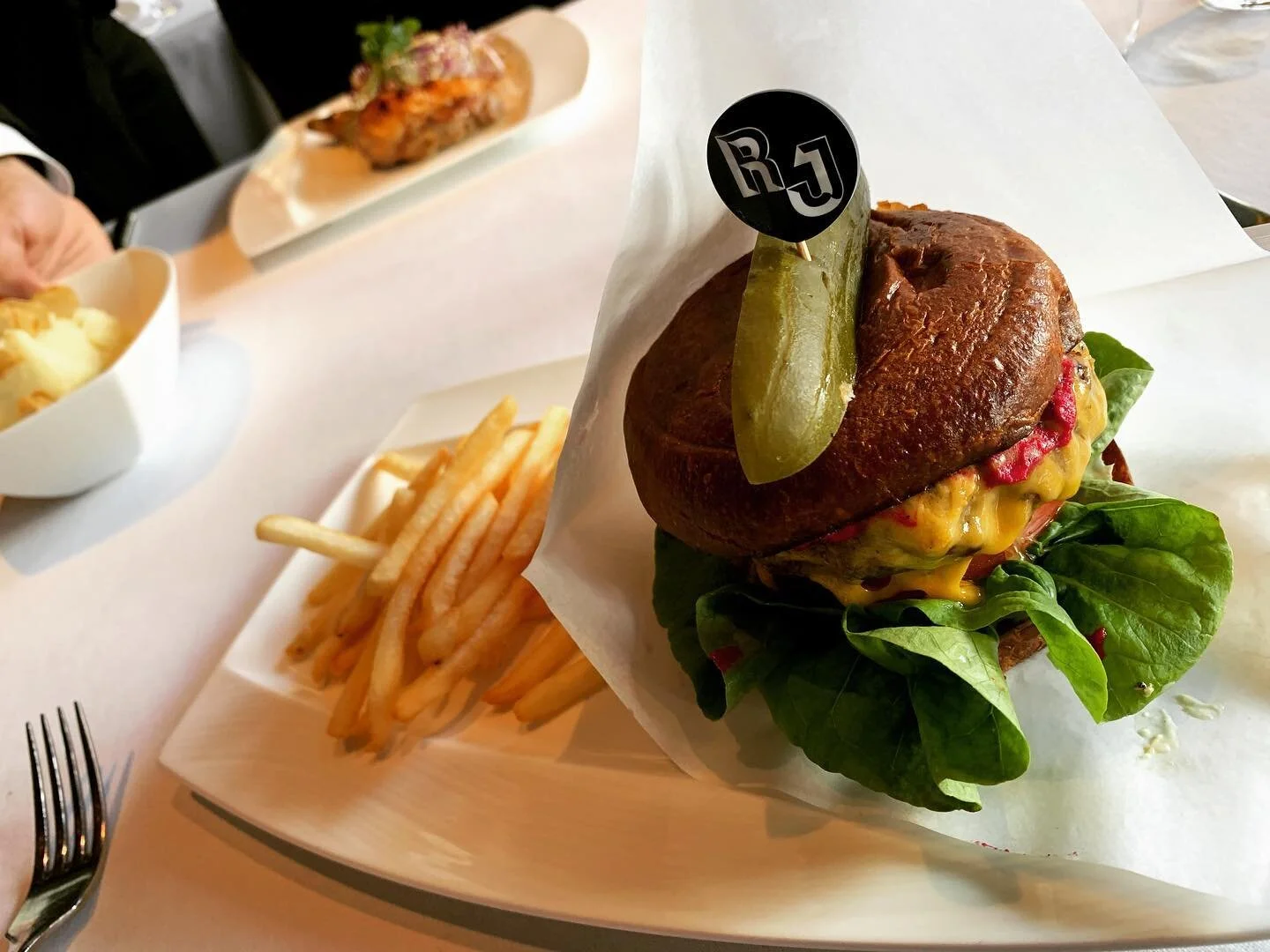 Solving the world's problems, one burger at a time with the always gracious hosts @rubyjackssteakhousebar. Do yourself a flavour and grab a "Big Jack", best burger hands down! 🤤🍔 #burger #tokyo #delicious #foodstagram