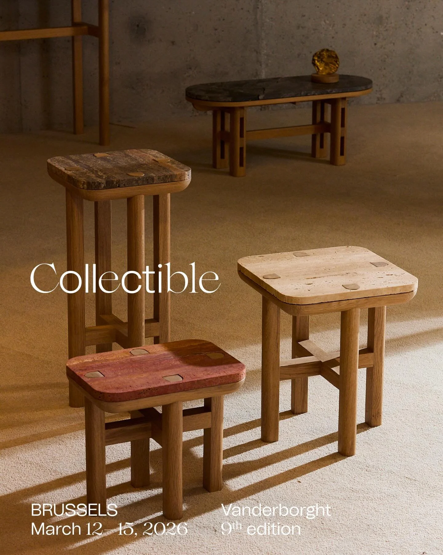 Collectible opens this week! 

Find me, @lagadoue.atelier and @cru.brussels on @augustagallery booth, 2.3 🌱