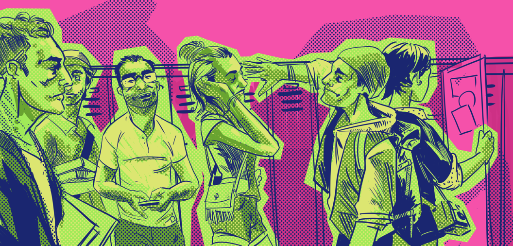 Class of 2016 (from left to right)Mutt–The punk rocker who everyone’s terrified of, but who will be the first one to stand up for you in a fight. His hobbies include making fun of the popular kids, being “over it”, reading, painting. Yes, painting. …