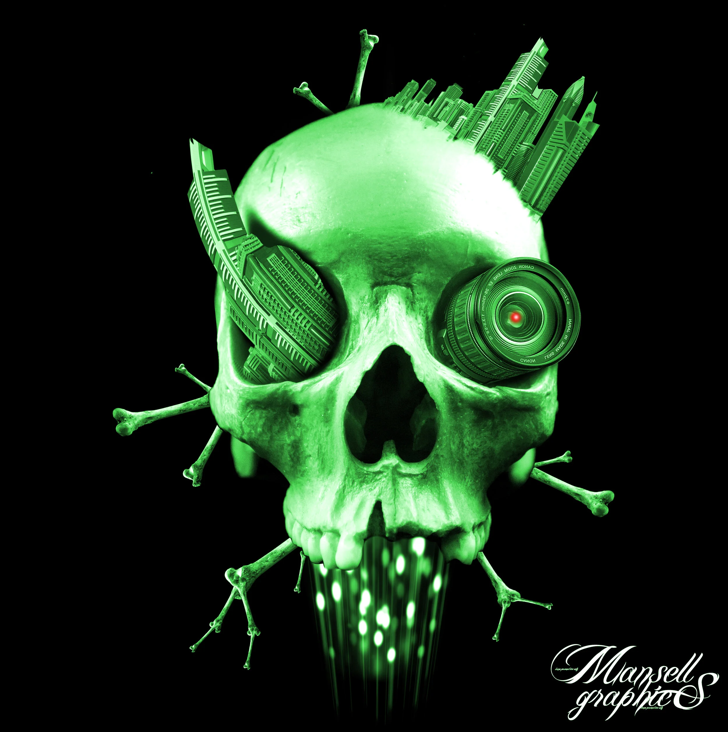rare skull  green.jpg