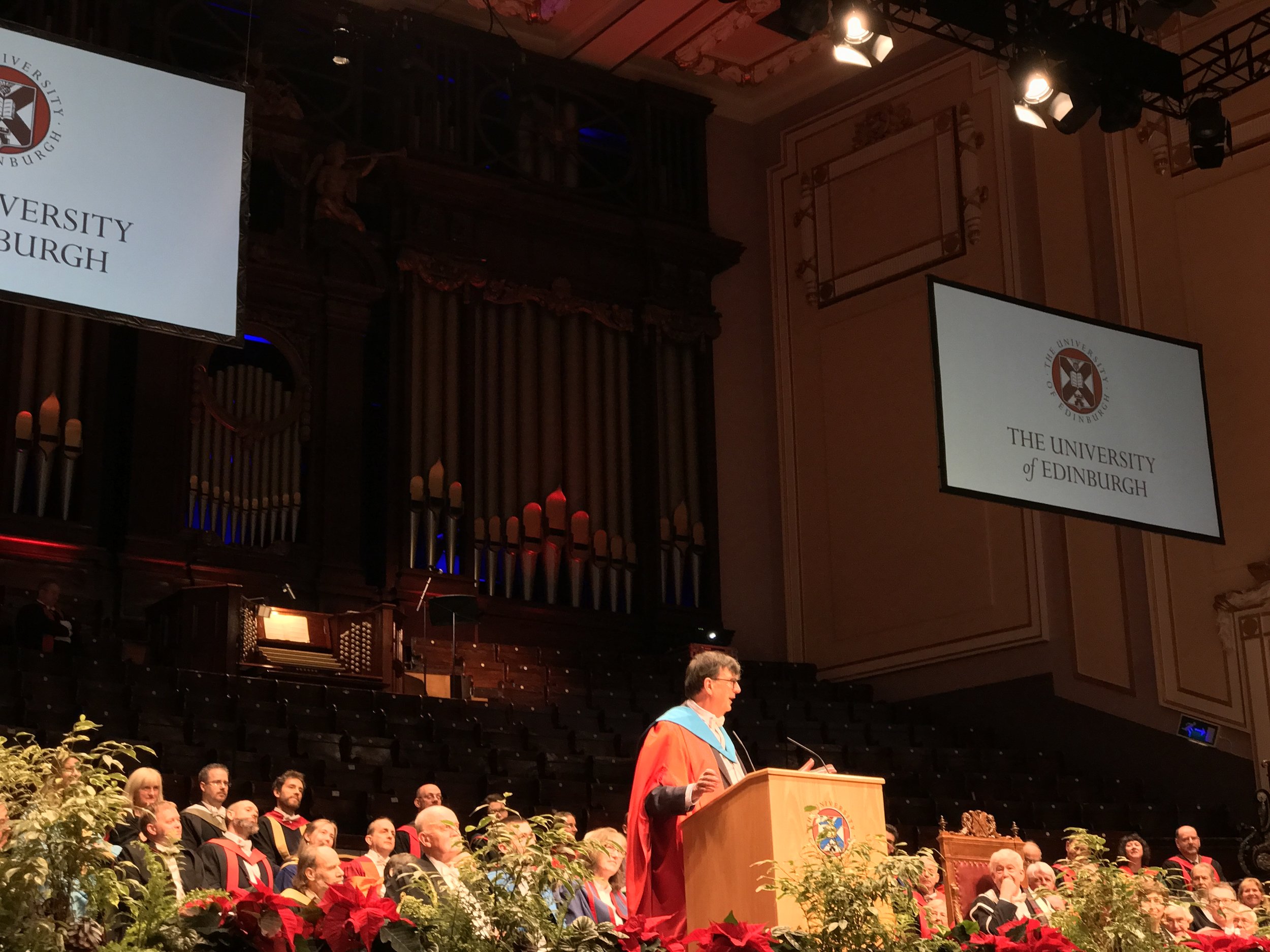Professor Bruno Labour's speech after receiving an honorary degree.