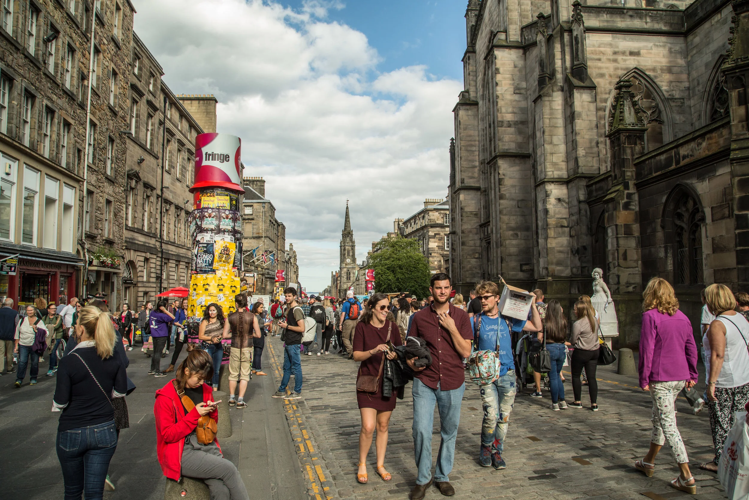 The crowds of The Fringe