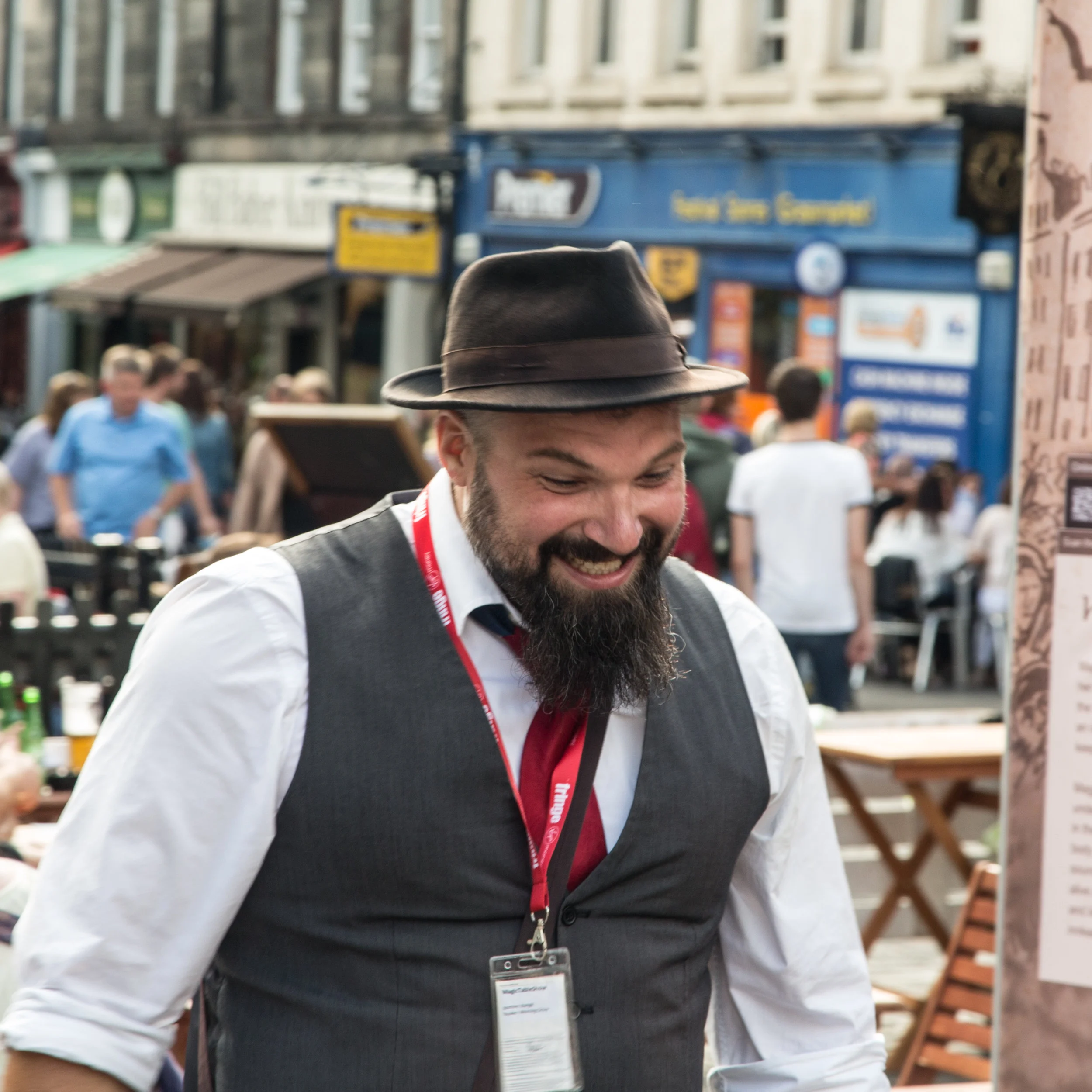 Beard and Hat Comedian
