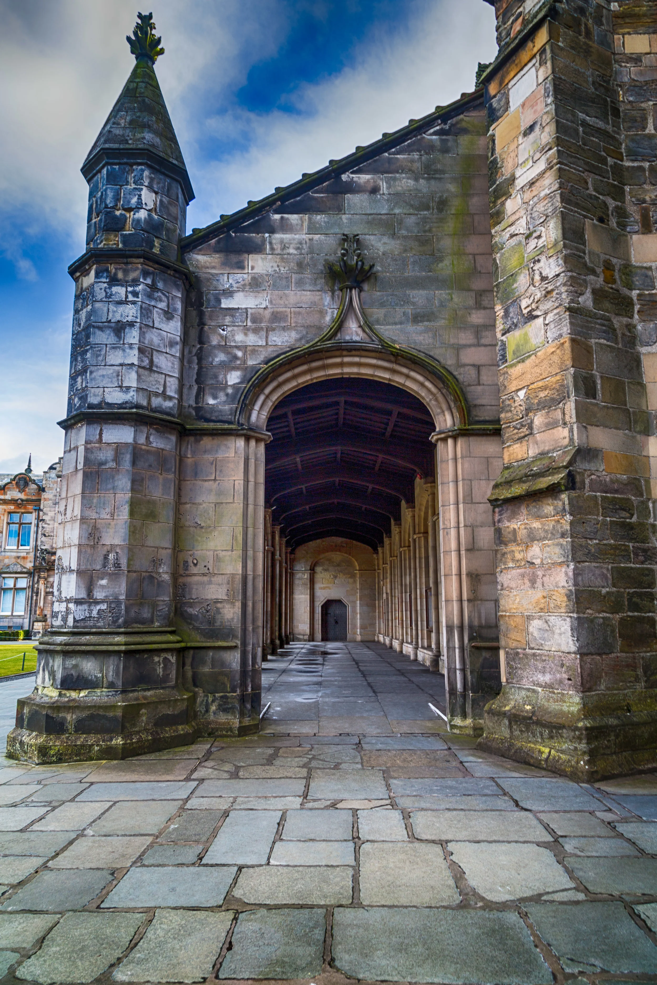 The North Entrance to St Salvators Chapel