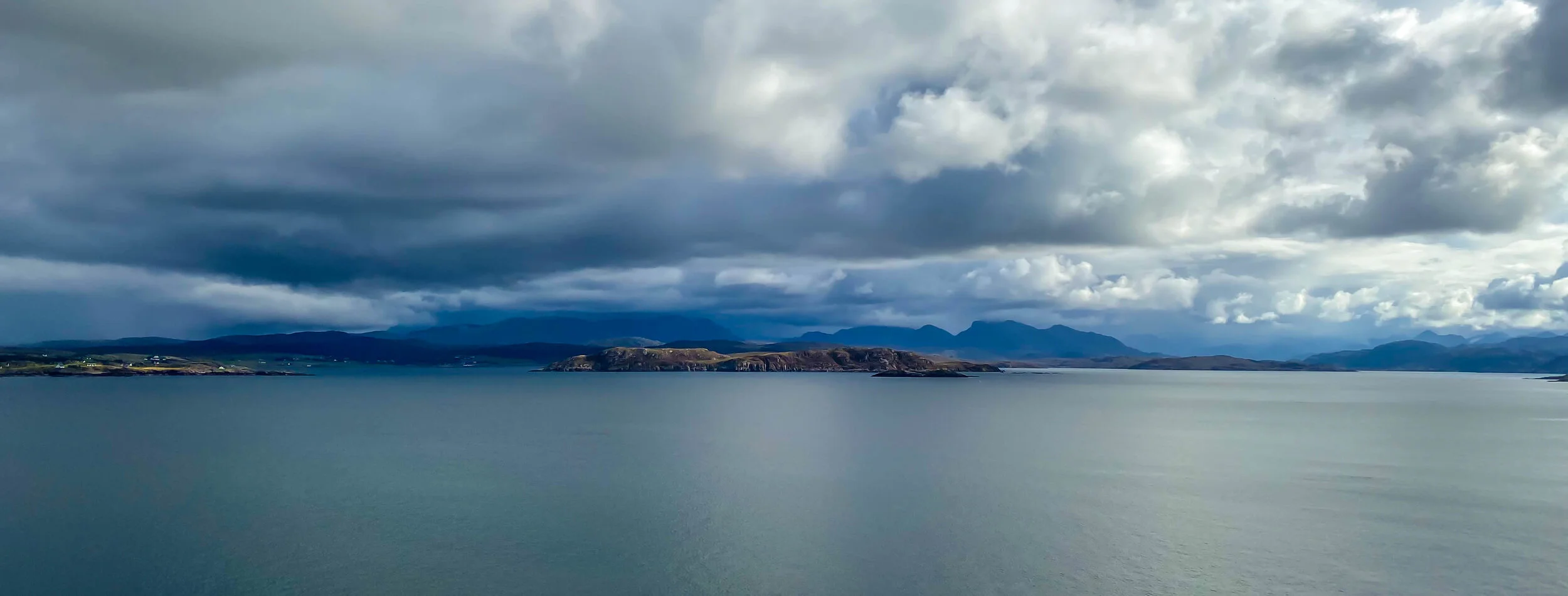 From Cove looking back towards Poolewe and the Isle of Ewe