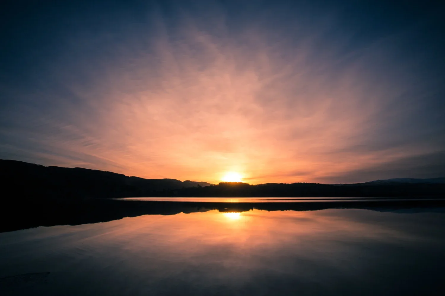 Loch Achray at Sunset
