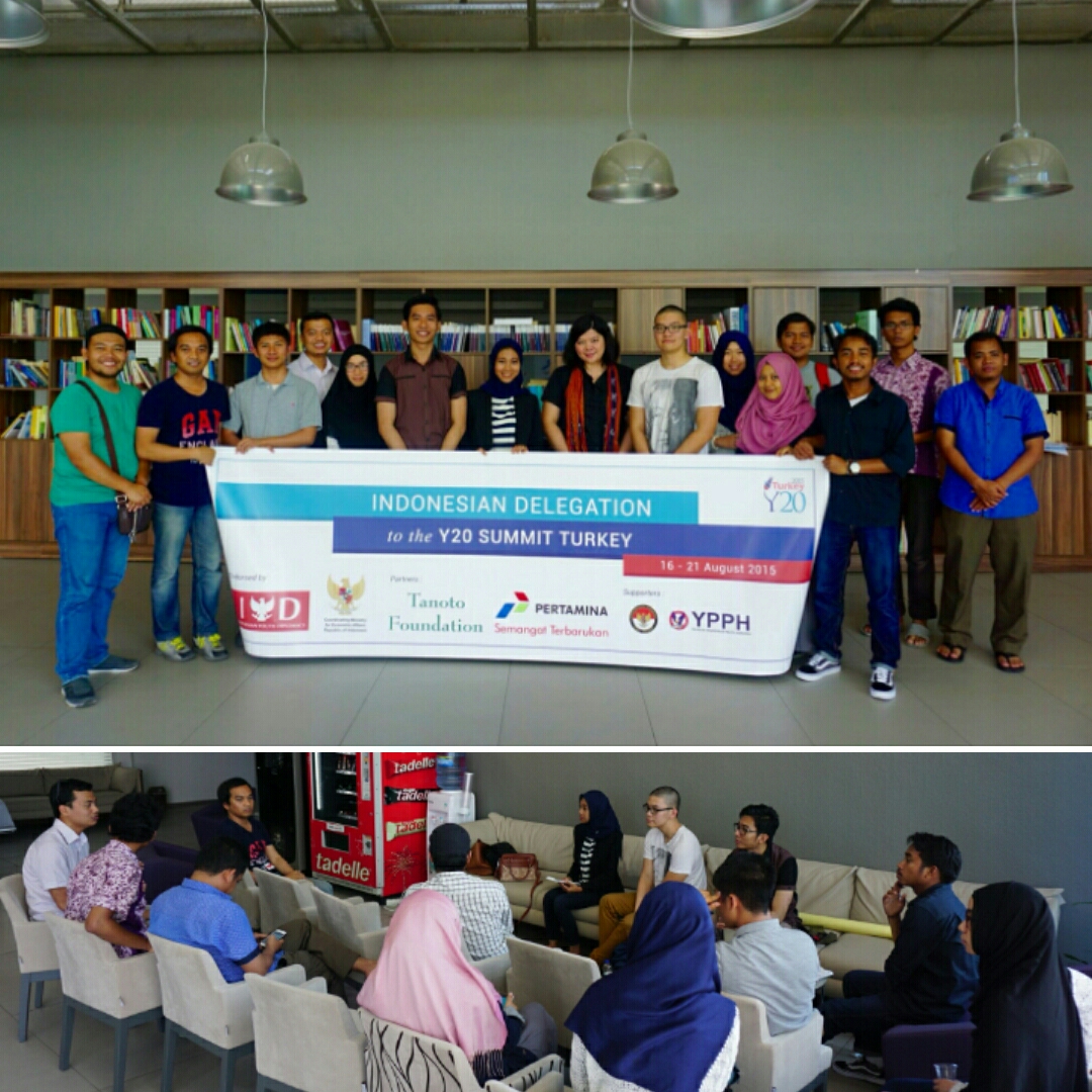 Discussion between the delegation and the Indonesian students in Istanbul 