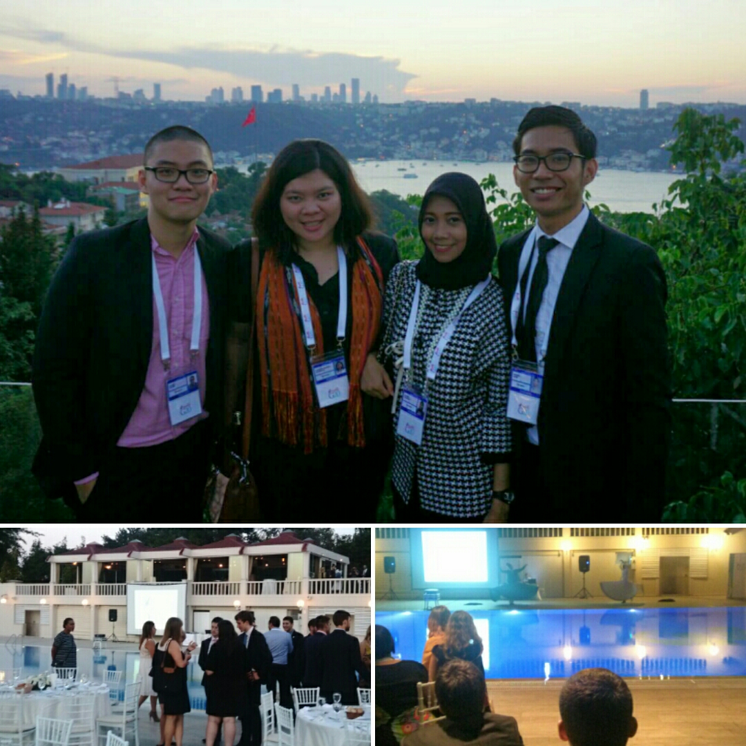 Indonesian delegation at the Y20 welcome dinner 