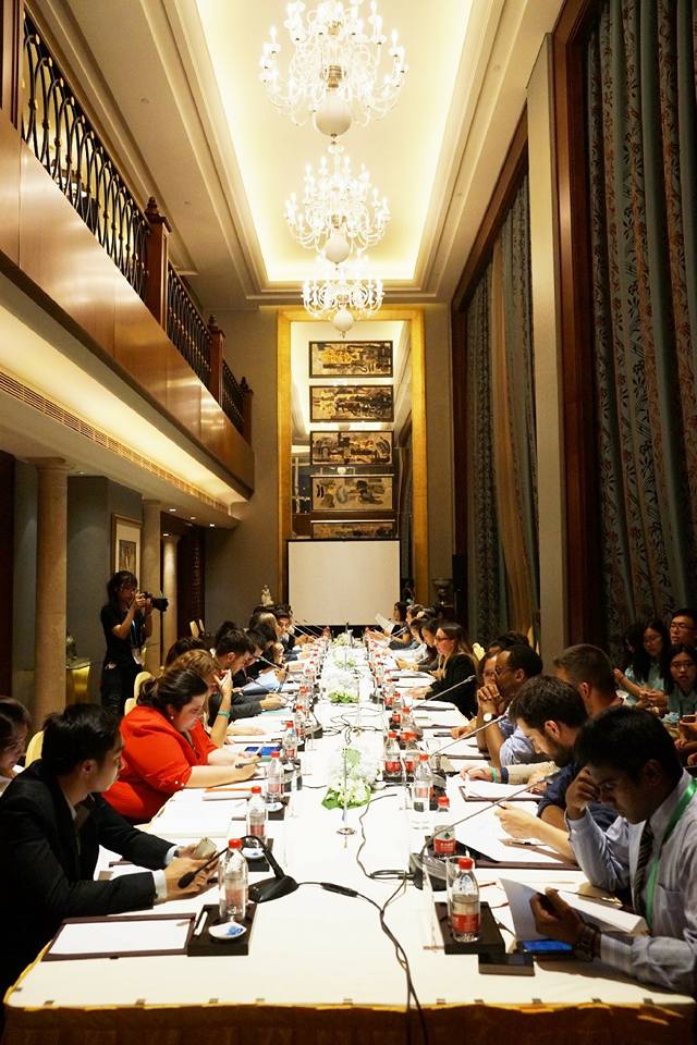 The head delegates meeting to finalize the Y20 communique