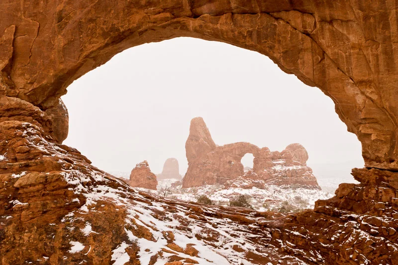 Winter at the Windows, Utah