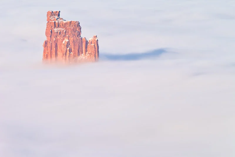 Candlestick Tower in Clouds, Utah