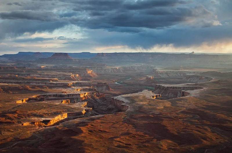 Stormy Sunset at Green River Overlook, Utah