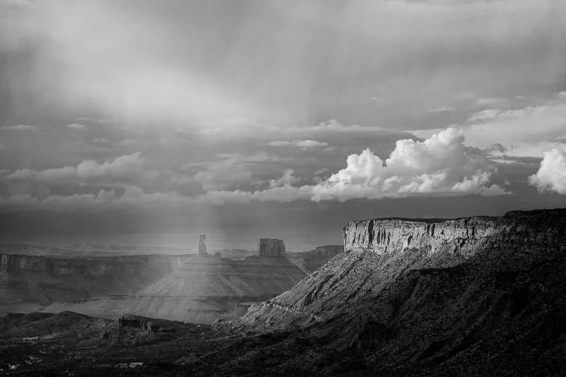 Castle Rock and Storm Clouds, Utah