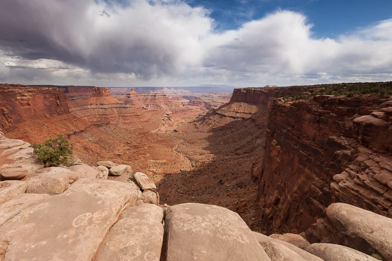 Storm Over Shafer Canyon, Utah