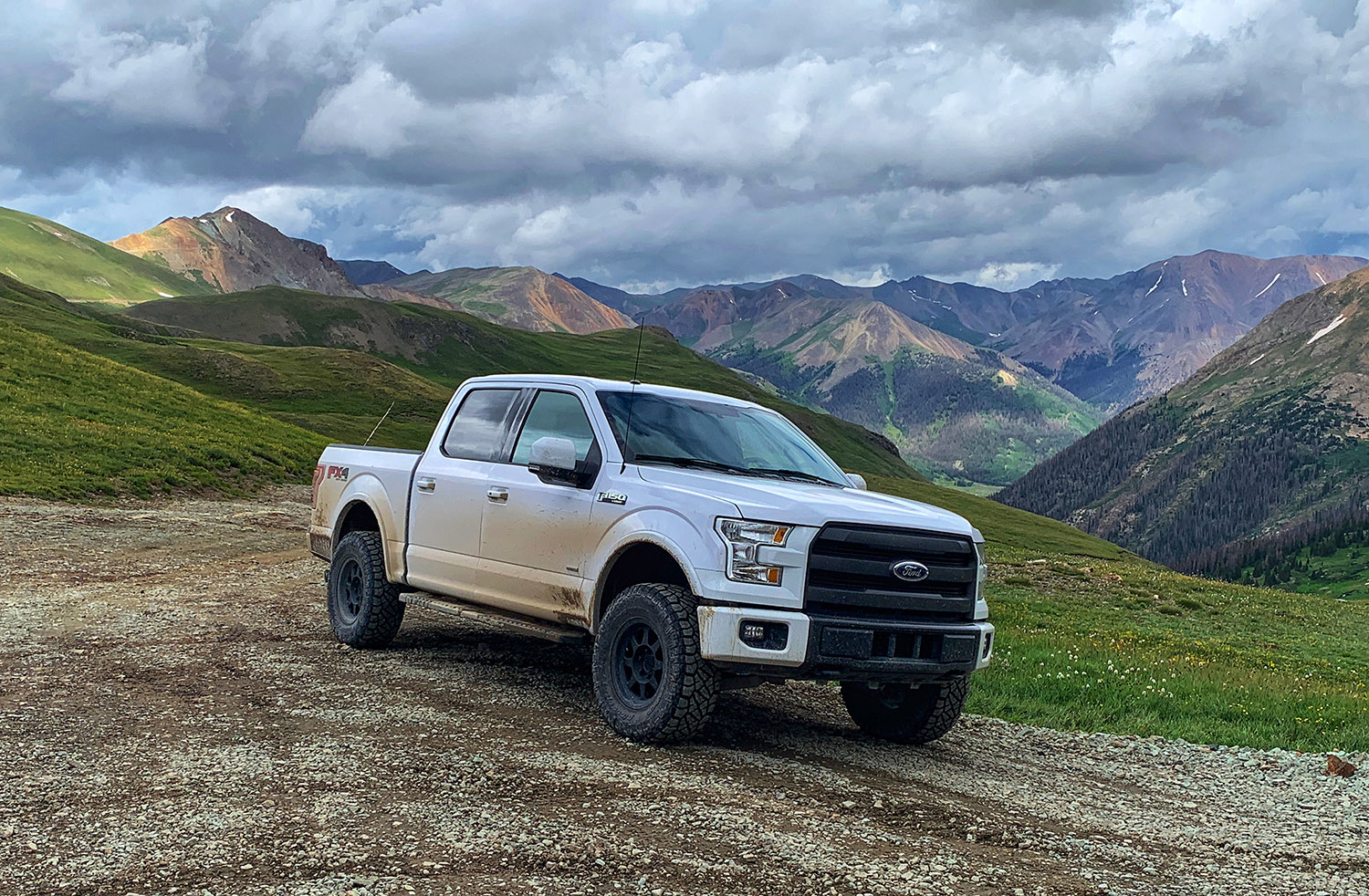 Betty White at Cinnamon Pass in the San Juan Mountains, Colorado.