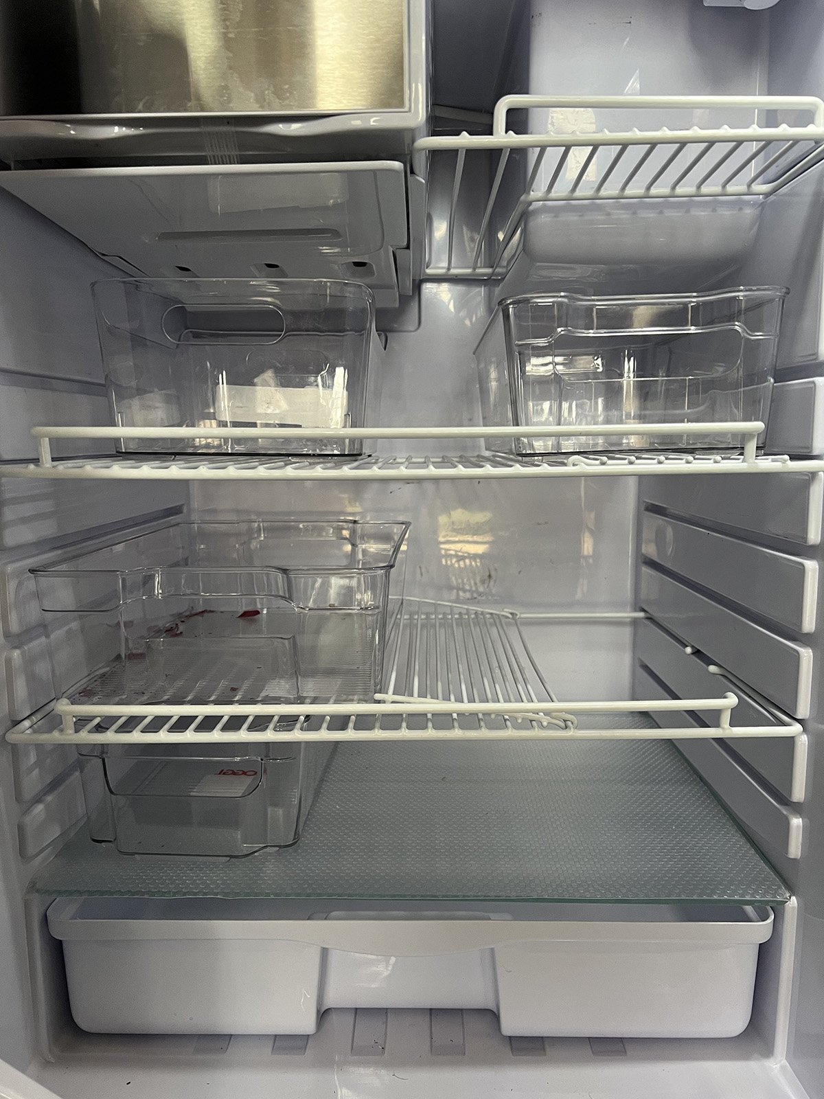 Plastic Bins for Organizing FWC Refrigerator