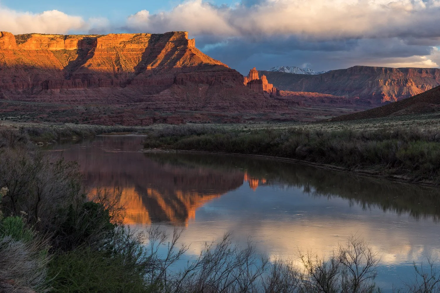 Fisher Towers and Clearing Storm at Sunset-Edit-3.jpg
