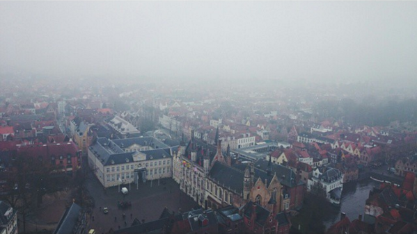 A view from the Belfry of Bruges - IG @rhiarhiajones