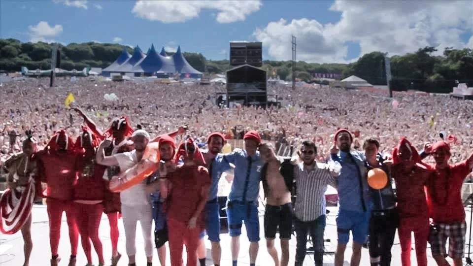 A small crowd at Bestival