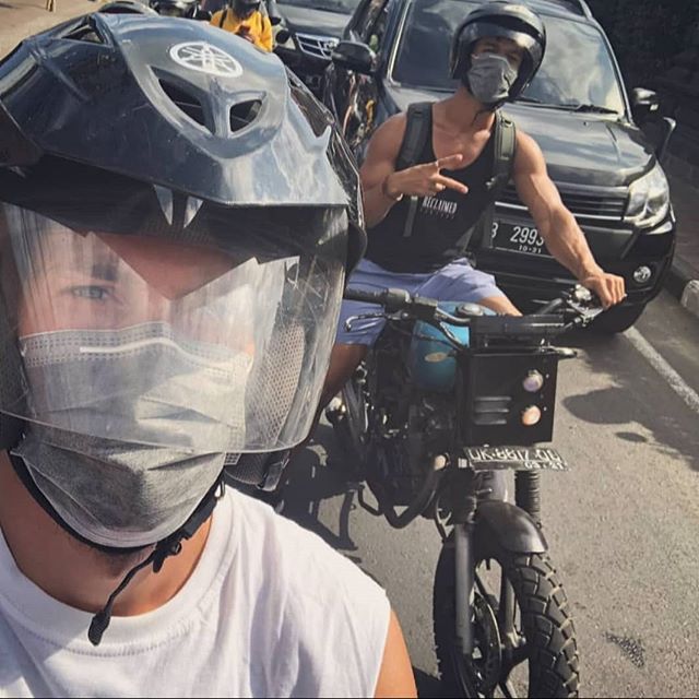 Bali Biker Boys 🚴 @mr_t_allen #bali #custommotorcycle