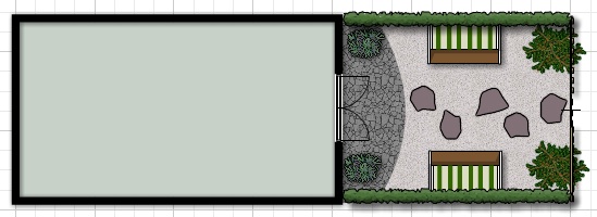 Feng Shui small garden