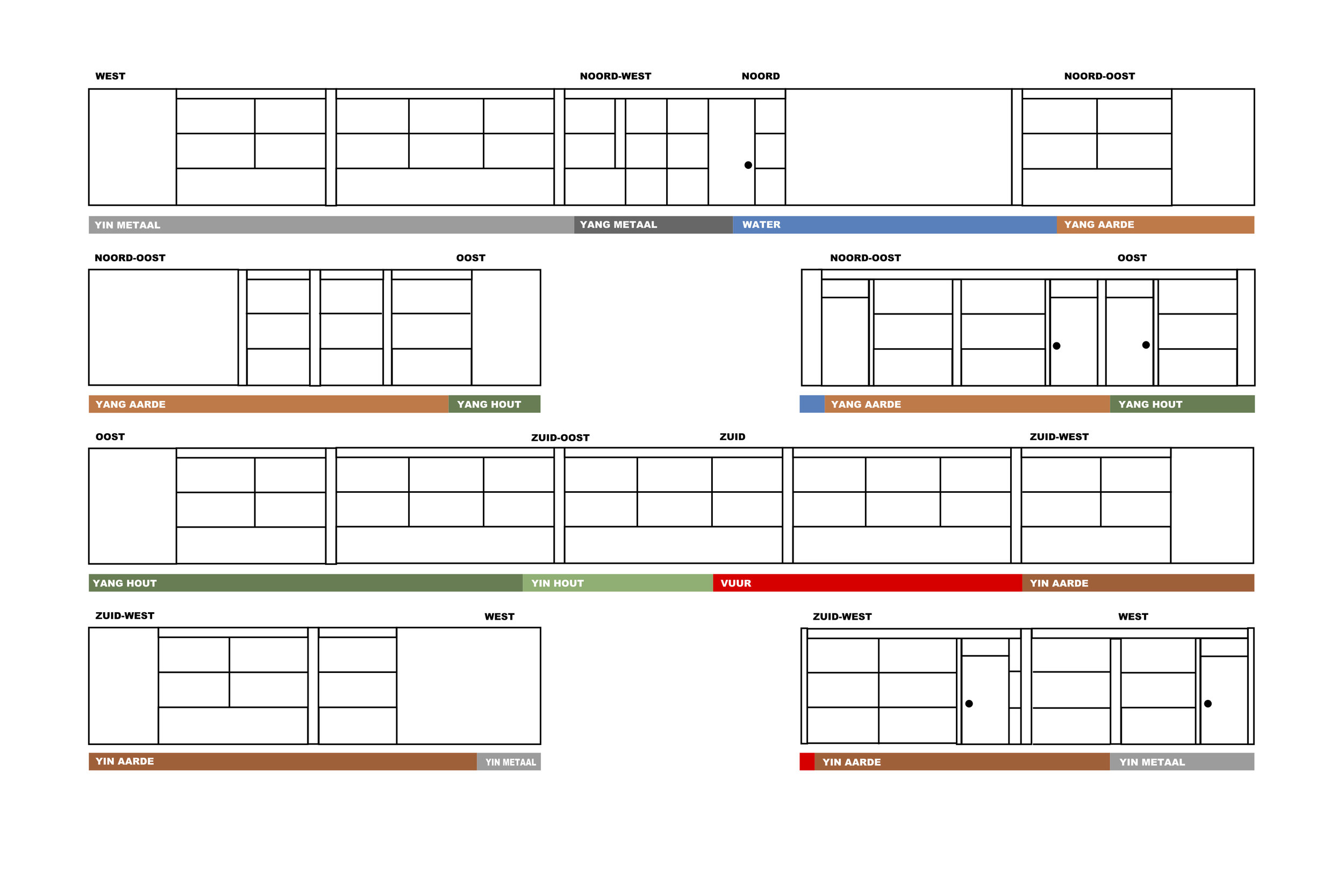 5 Elements window design office building Hoofddorp, The Netherlands