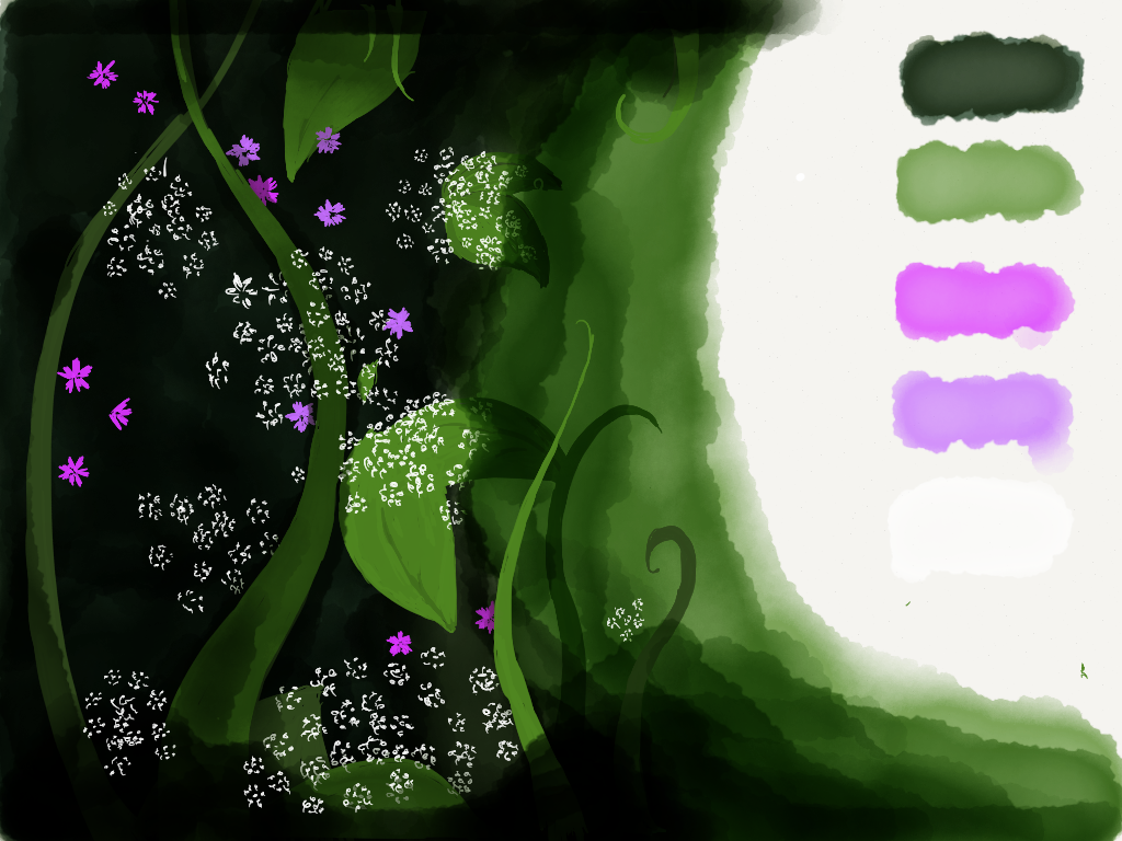 Drawing 'Nocturnal mood board'