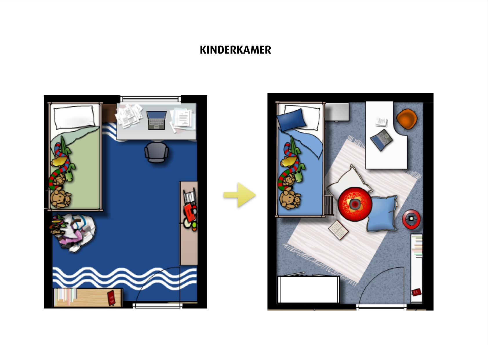 Feng Shui before and after