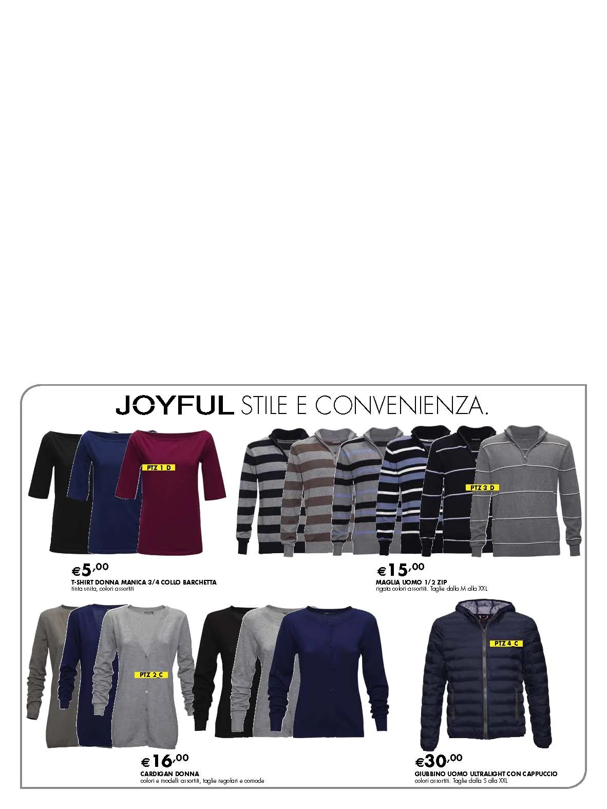 Inserto Abbigliamento Febbraio 2016