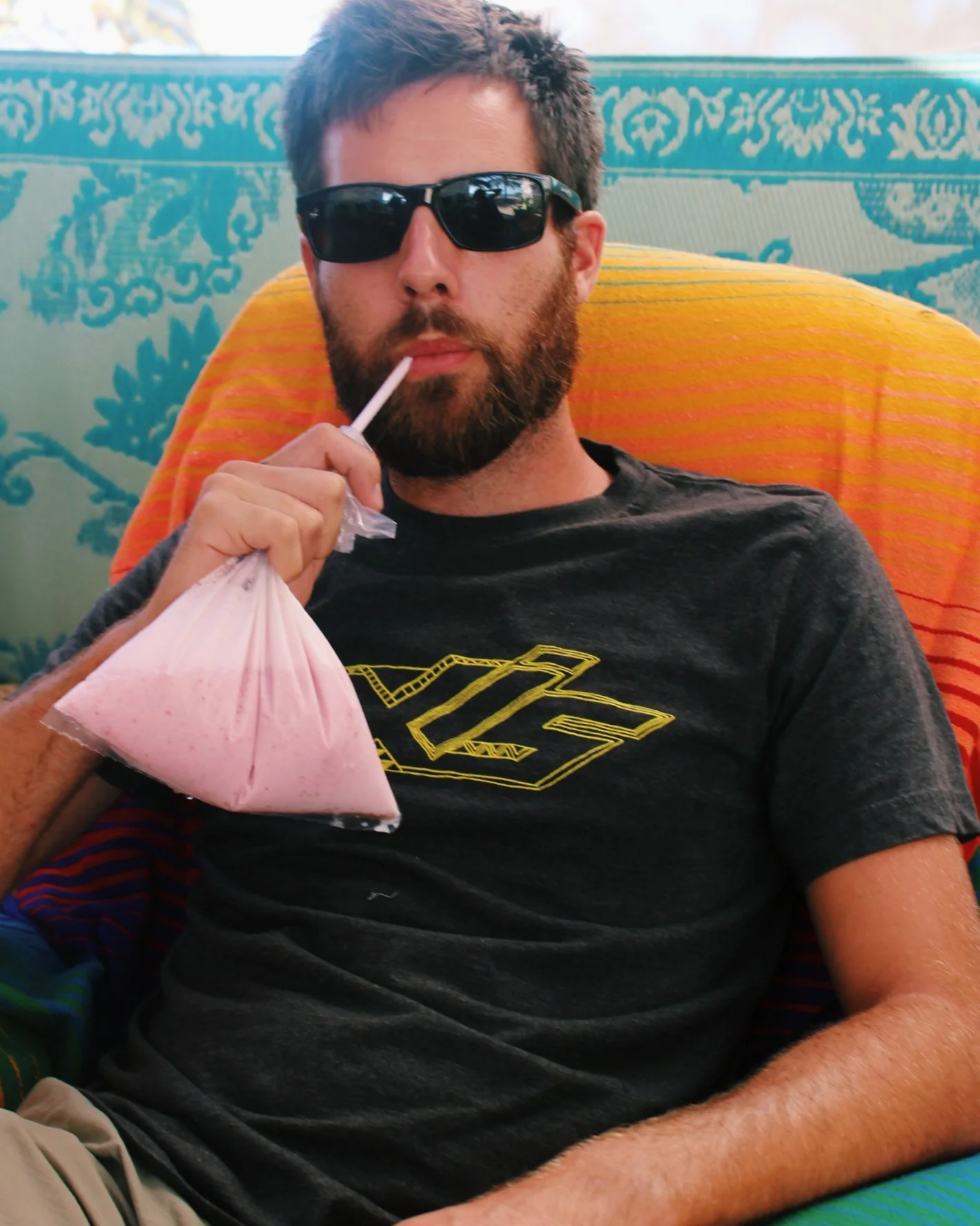 Nothing like a milkshake in a plastic bag.