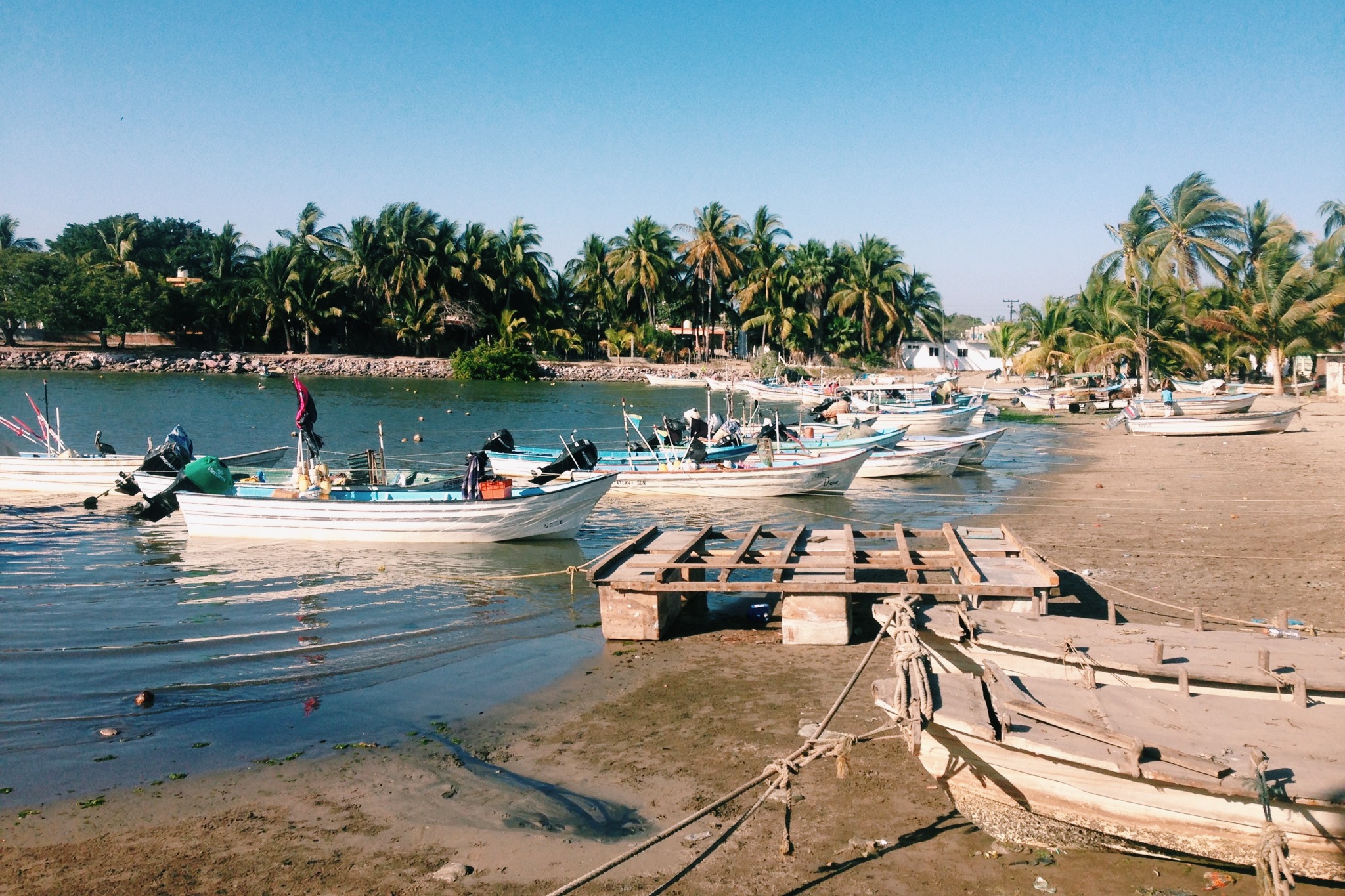 Where the fishermen gather