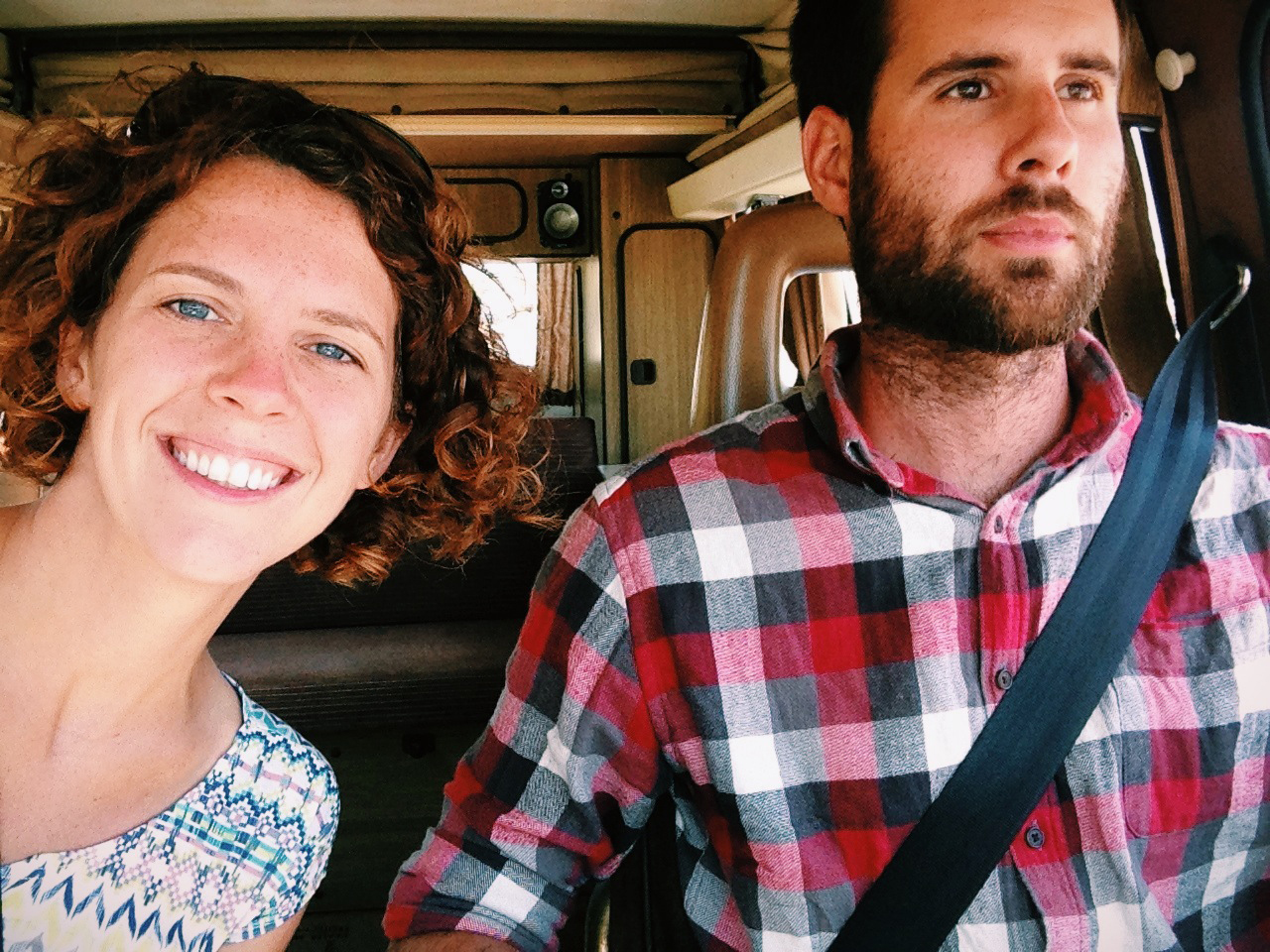 Test driving a Westfalia