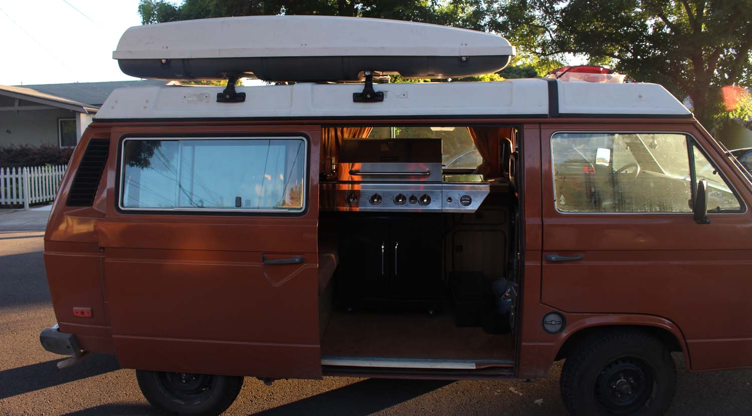 I tried to convince Jacqui this would be an excellent kitchen upgrade, but she insisted the BBQ had to go.