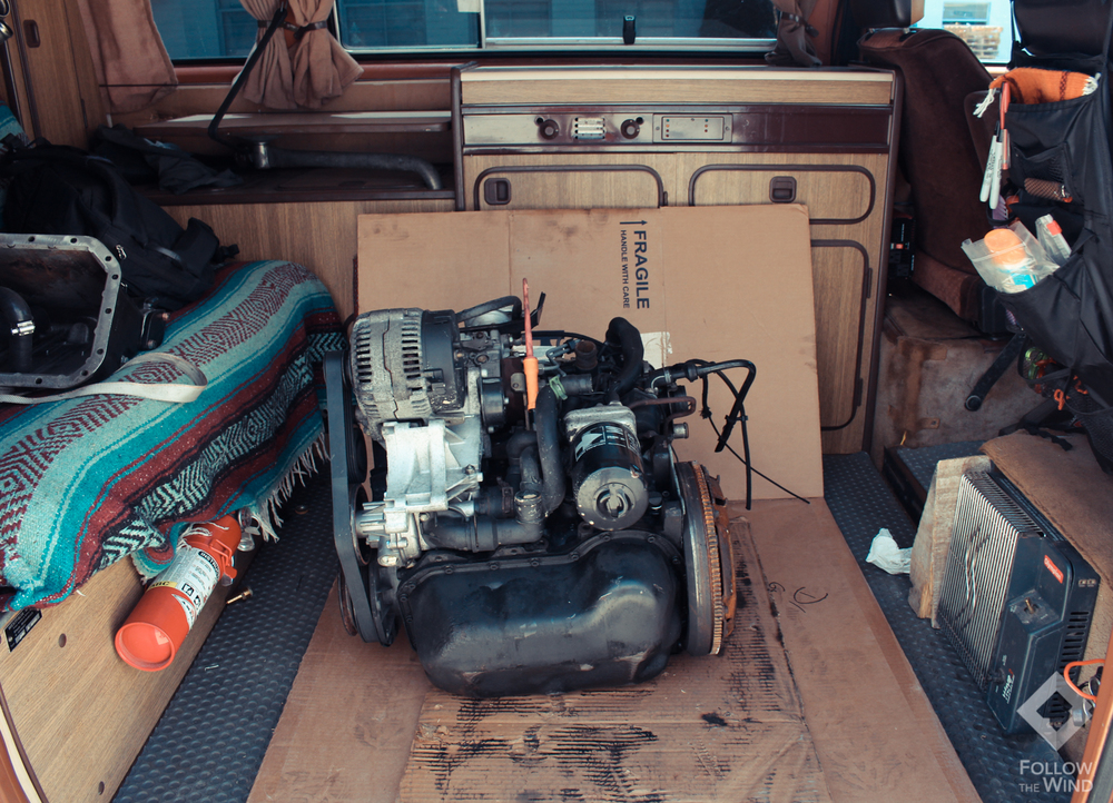  The motor is officially in the van! Now I just need to figure out why the PennyWagon isn't&nbsp;faster yet. 