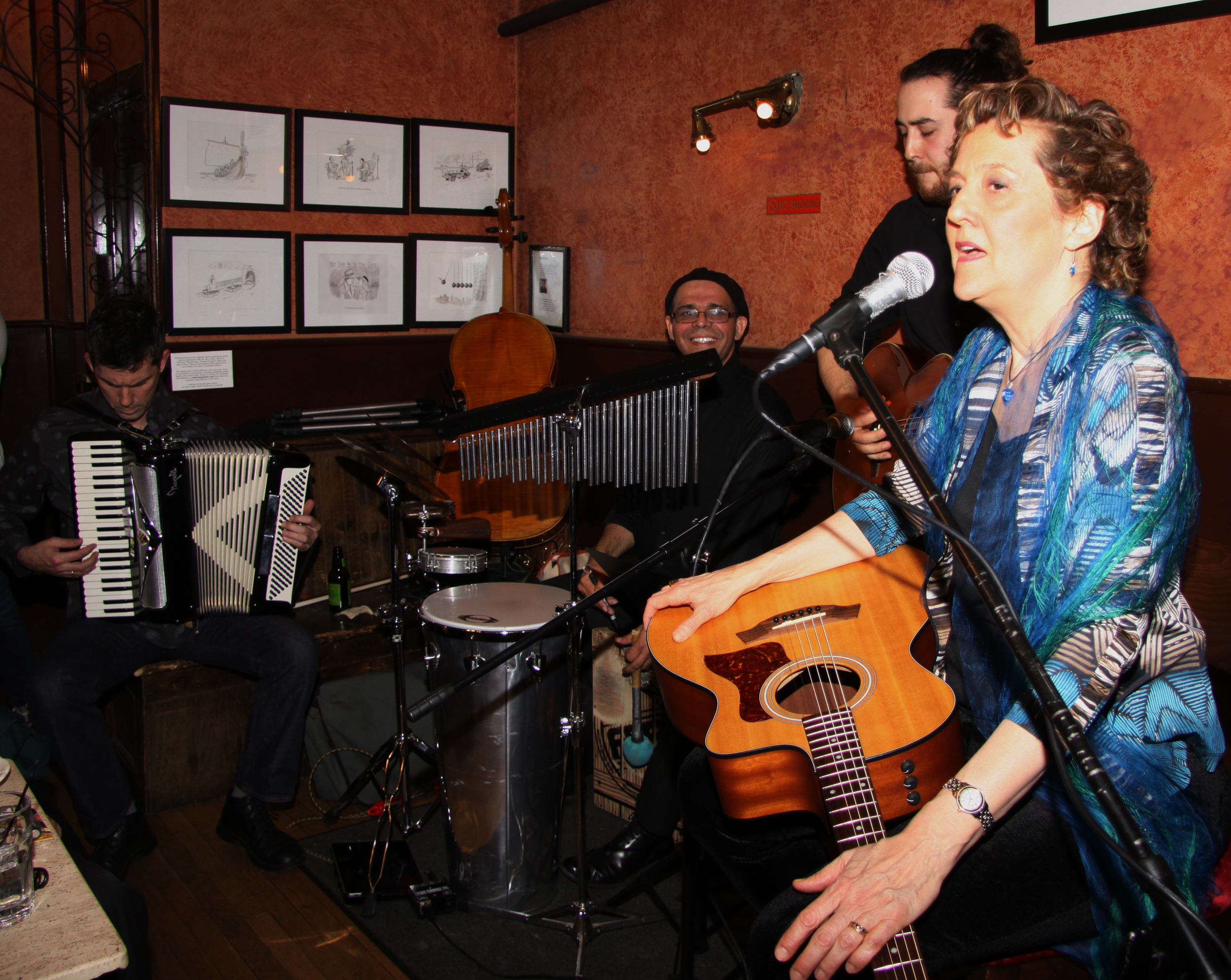 The band at my Caffe Vivaldi CD Release show