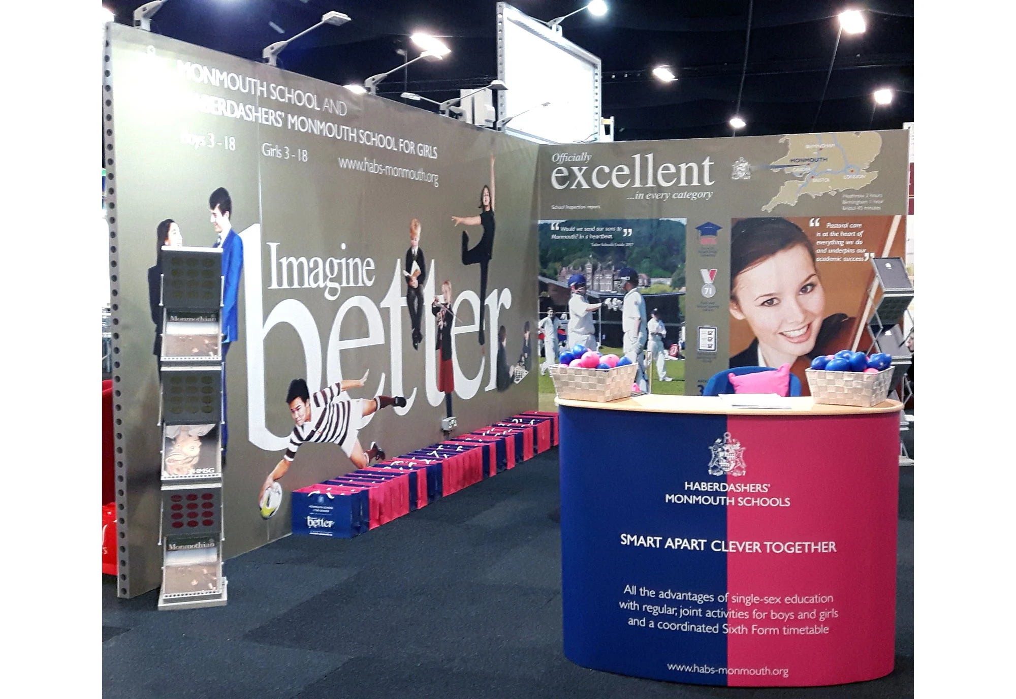 Haberdashers' Monmouth Schools Exhibition Stand