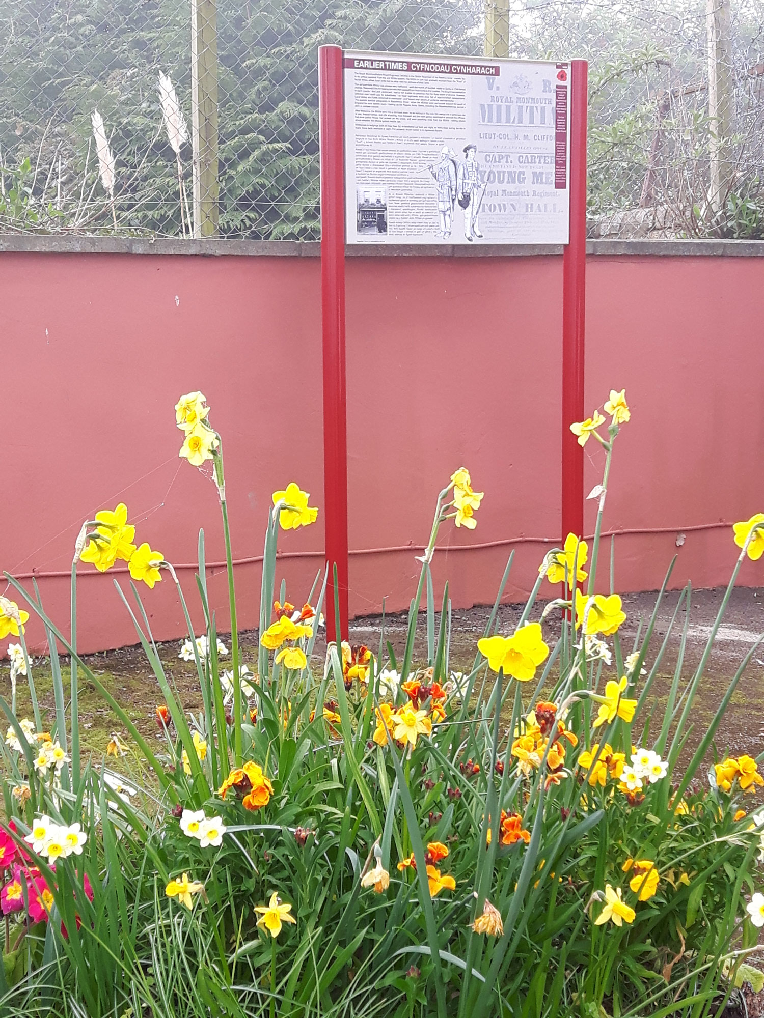 The official starting point of the Poppy Trail.