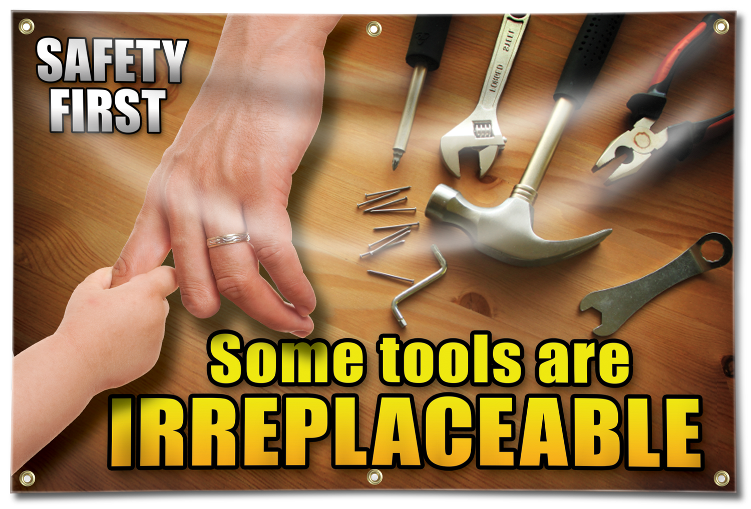 Some Tools Are Irreplaceable safety banner for Fluor