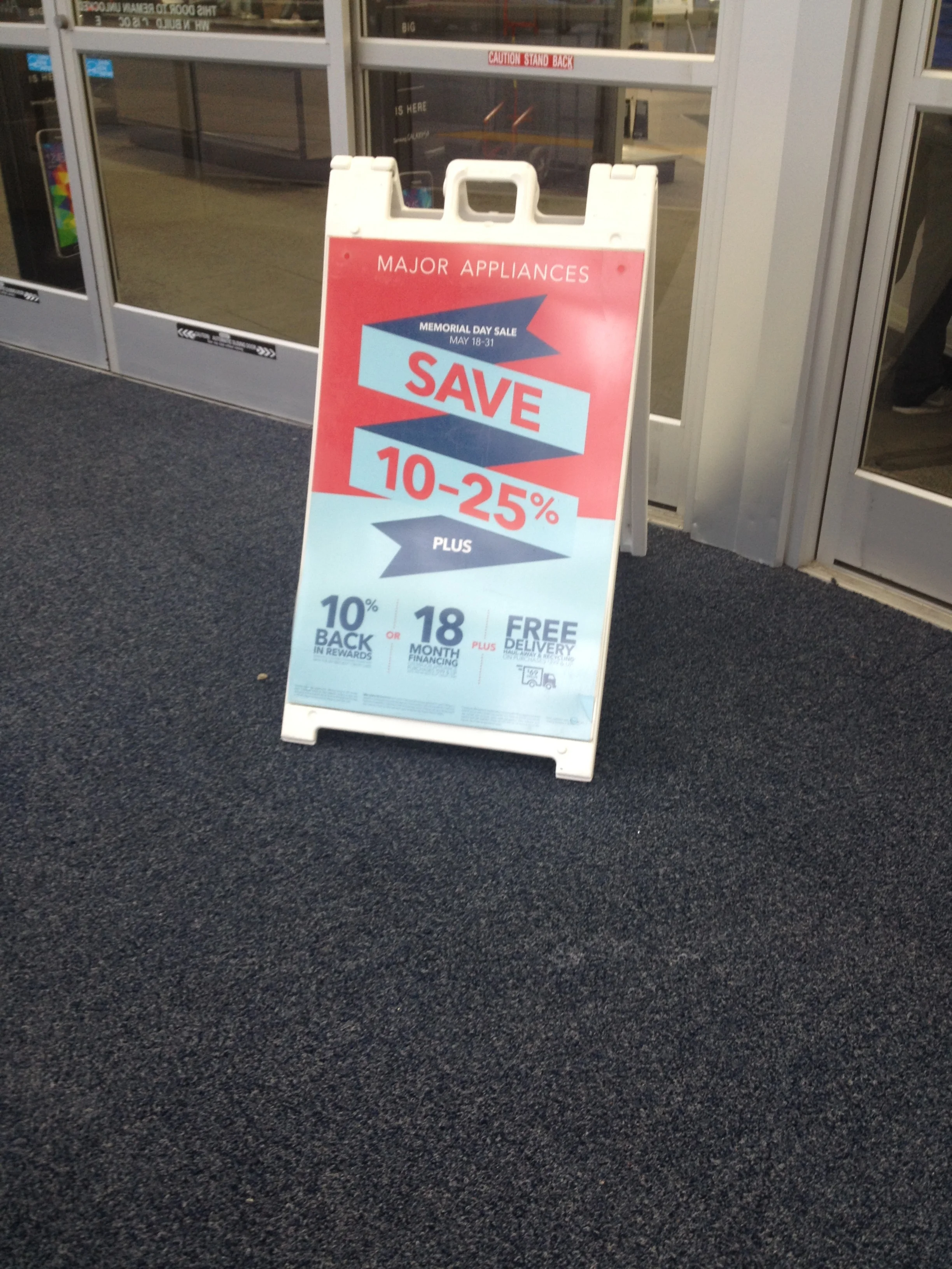 Memorial Day Major Appliance Sale