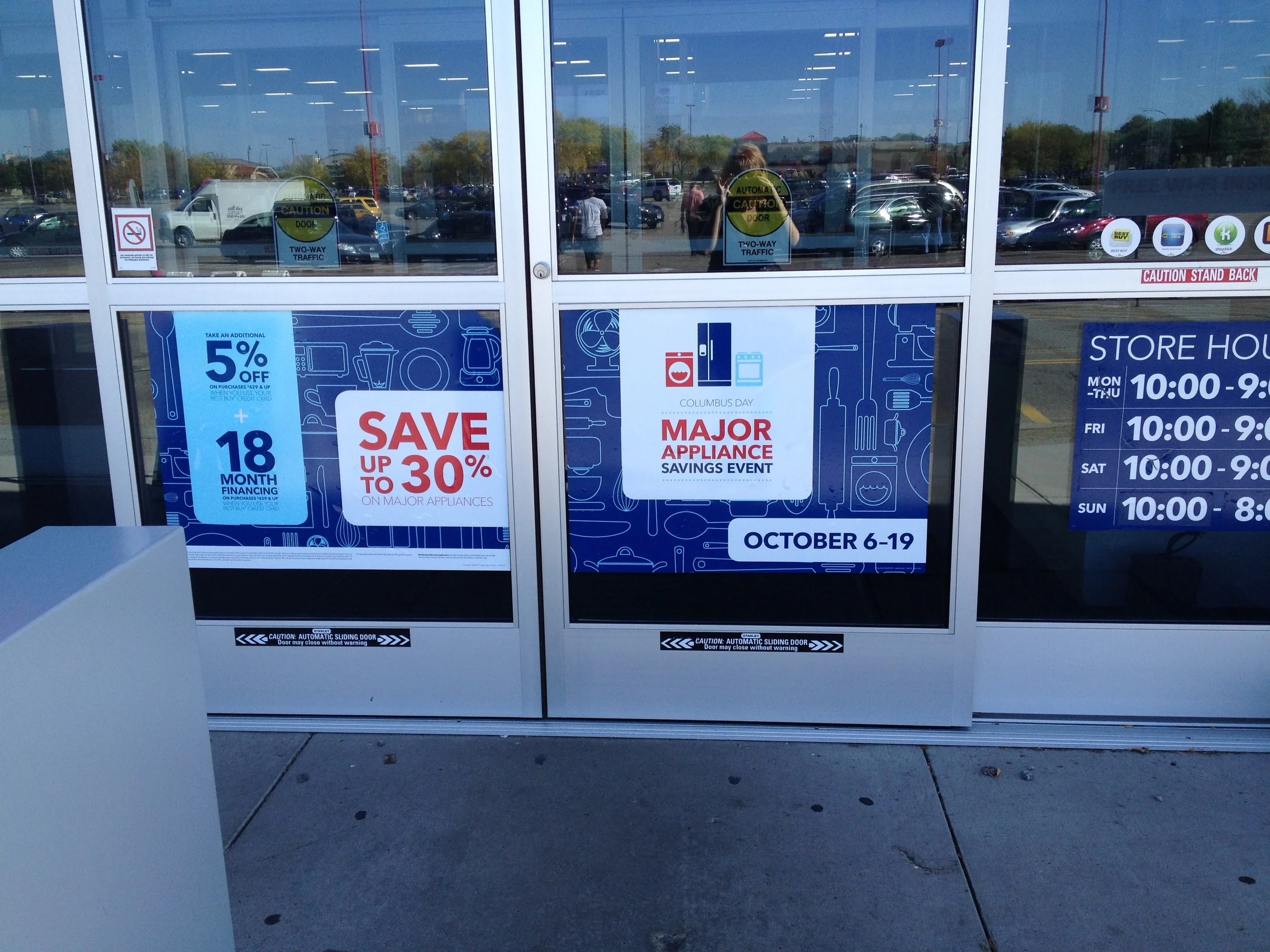 Columbus Day Major Appliance Sale