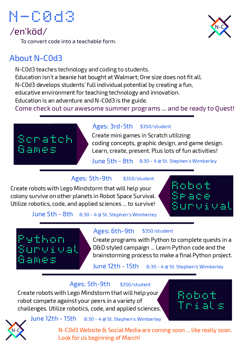 (Click flyer image to enlarge.)