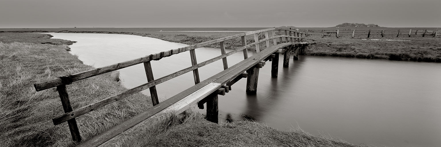 Brücke - Hallig Hooge, 2014