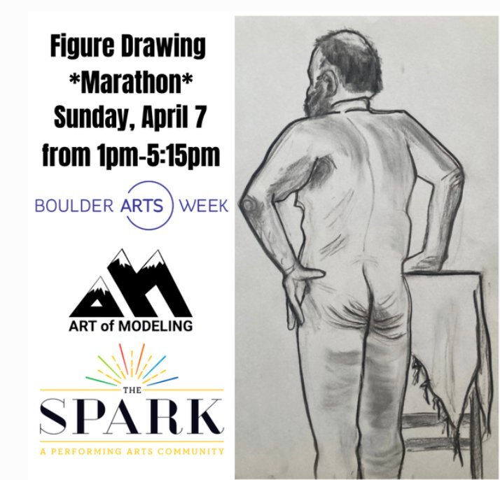 FIGURE DRAWING MARATHON

Sunday, April 7th,  All Day Event
Location: The Spark 

Join Art of Modeling at The Spark for a day of figure drawing! 

Figure Drawing Marathons are four+ hour figure drawing sessions including four nude models, two at a tim