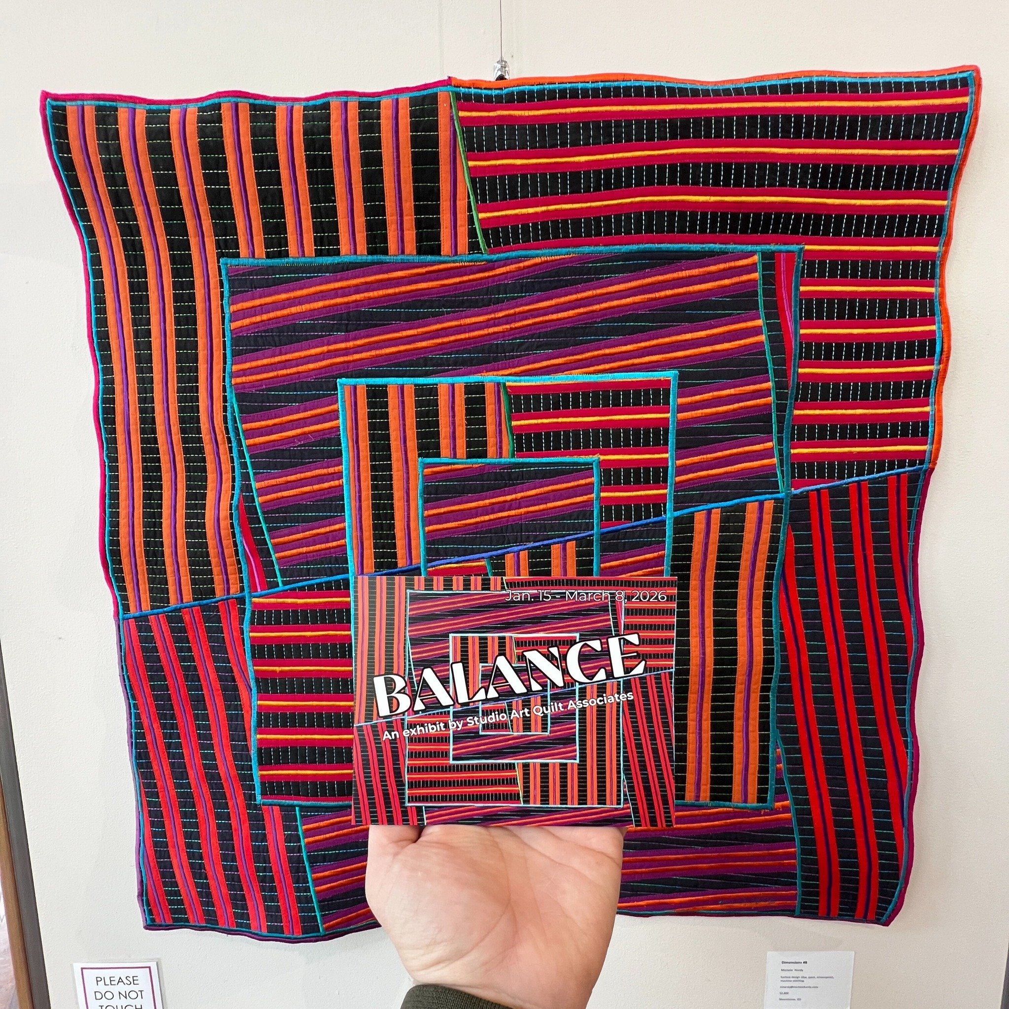 Can you believe these are quilts?! 😲✨🧵

Balance stitches color, design, and motion into stunning studio quilts by @saqaart  artists from Colorado, Wyoming, and Utah.

Visit the Collective Community Arts Center in Lafayette before March 8!