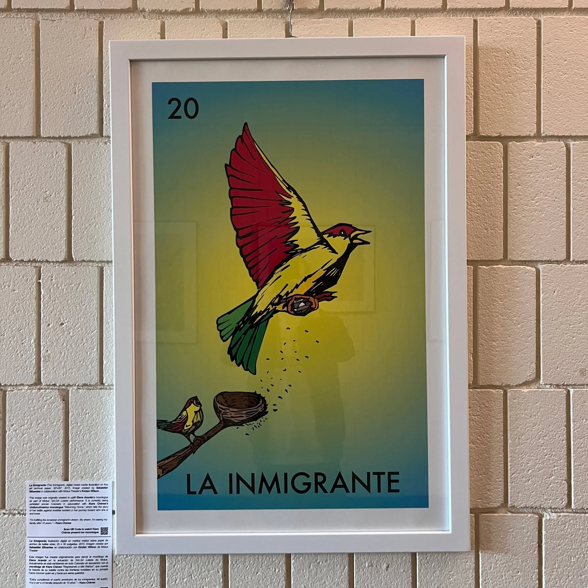 Heading to the North Boulder Rec Center?

Don&rsquo;t forget to check the walls &mdash; powerful new art is on display.

Sebastian Sifuentes, in collaboration with @motustheater, presents three reimagined Loter&iacute;a inspired pieces that speak to 