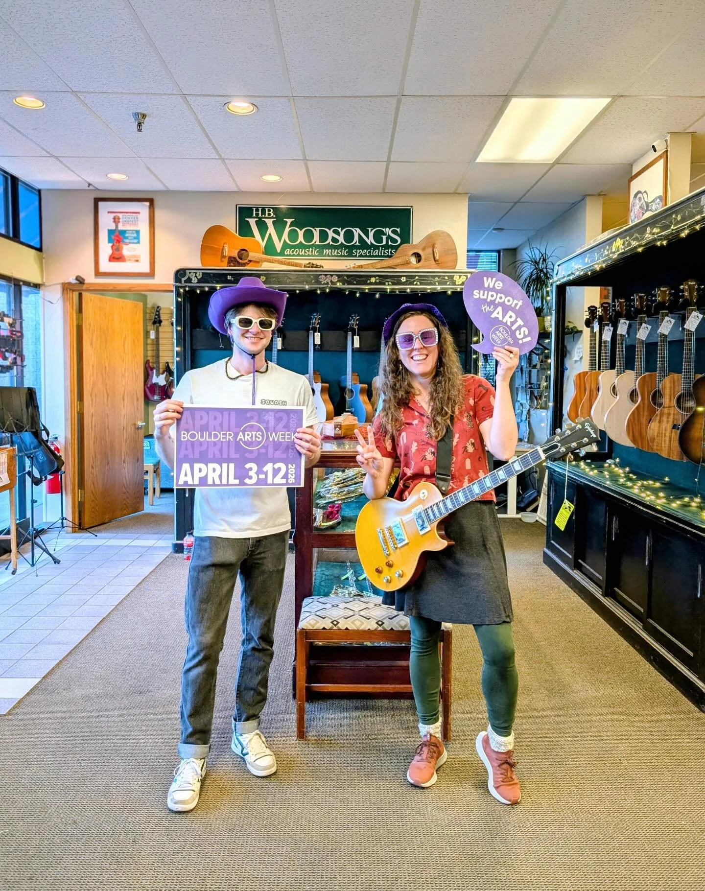 We&rsquo;re celebrating HB WoodSongs as a Boulder Arts Week Business Champion. 
For decades, HB WoodSongs has supported Boulder&rsquo;s music community through instruments, repairs, and lessons for musicians at every stage. From first-time players to
